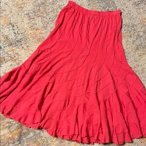 Fun Dimri Pink Full Flare A-Line Skirt L